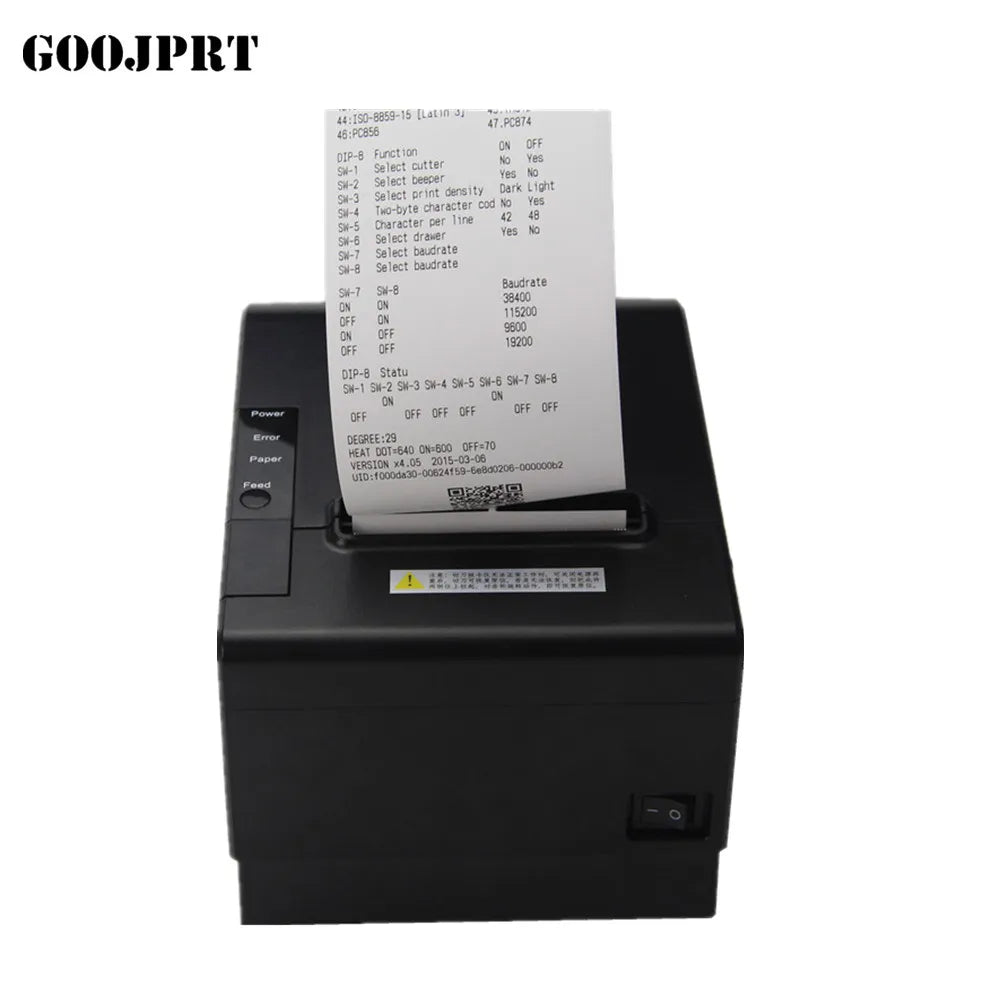 Cheapest Bluetooth Ethernet USB POS 80MM thermal billing receipt printer with auto cutter andorid and win10