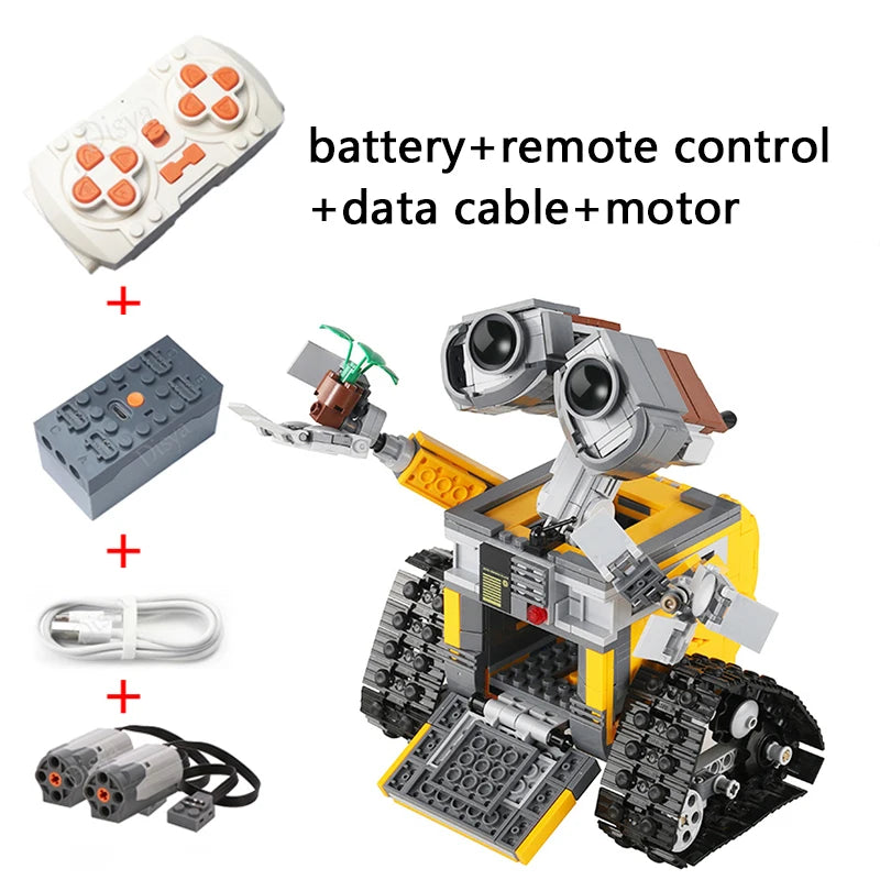 Building Blocks 2024 Brand New 687 Pieces Electric Hi-Tech APP RC Robot Motor Power Function Building Blocks Children's Toy Gift
