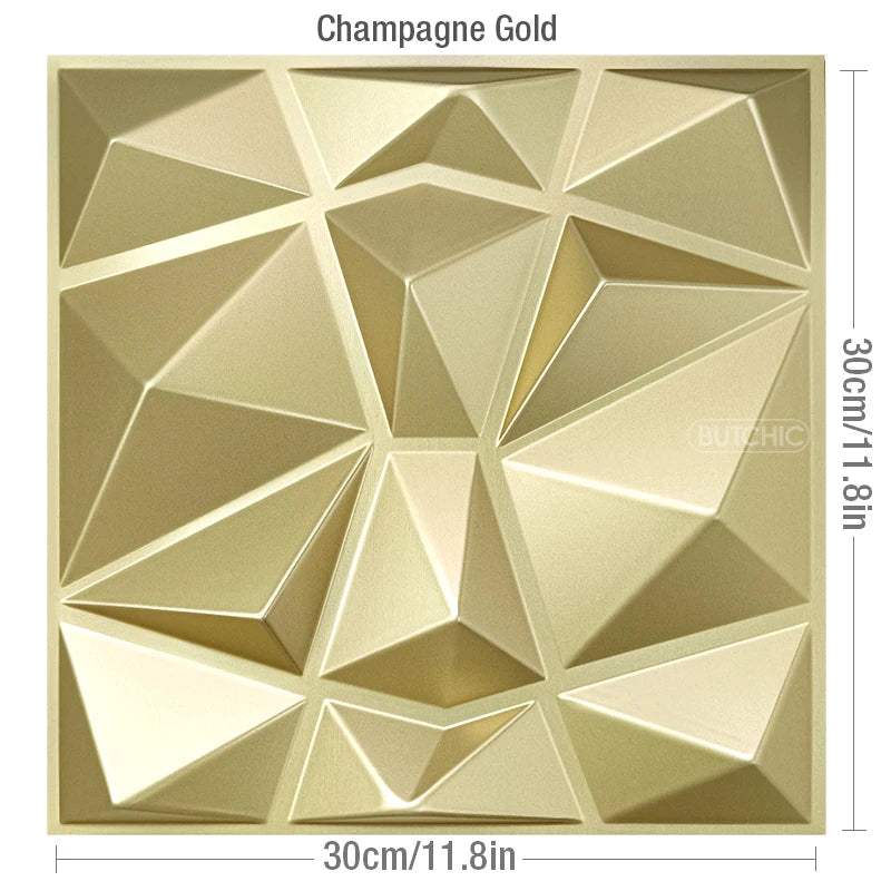 30x30cm wall renovation 3D Stereo Wall Panel Diamond Not self-adhesive tile 3D wall sticker living room Bathroom 3d wall paper