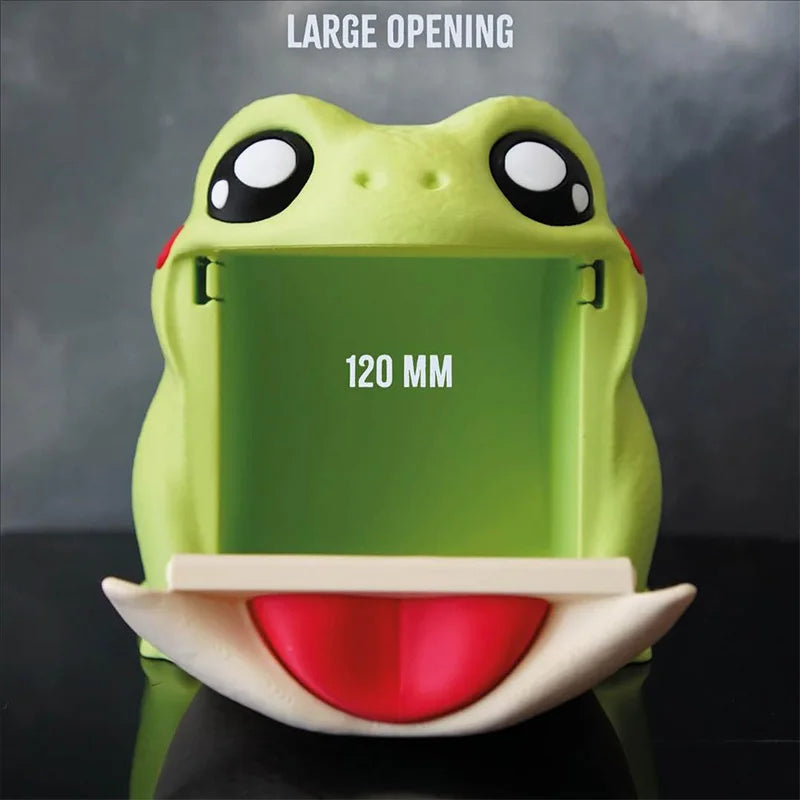 Cute Frog Bathroom Household Roll Paper Holder Living Room Kitchen Bedroom Toilet Big Mouth Tissue Organizer Hanger Home Items