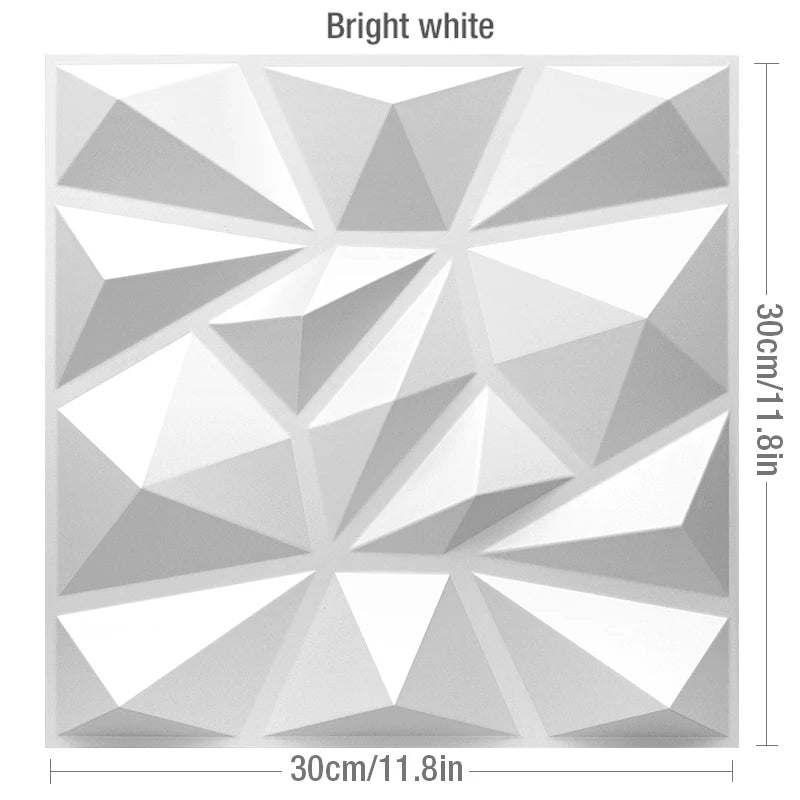 30x30cm wall renovation 3D Stereo Wall Panel Diamond Not self-adhesive tile 3D wall sticker living room Bathroom 3d wall paper