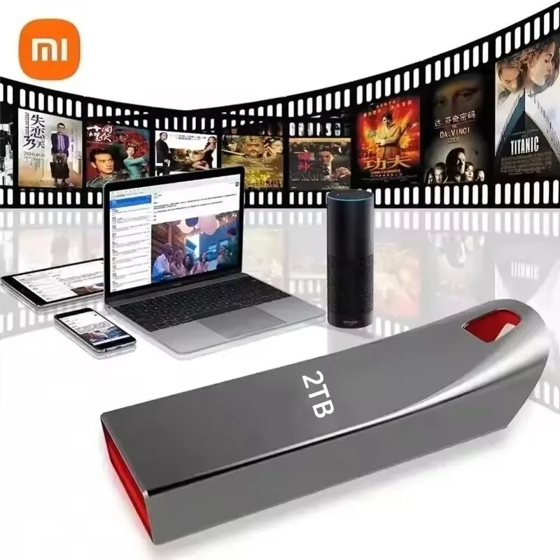 Xiaomi 2TB USB 3.0 Metal Flash Drives High Speed Pendrive 1TB 512GB 256GB Portable Usb Drive Waterproof Memoria Usb Flash Disk