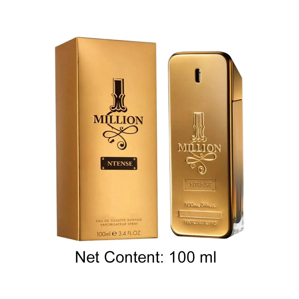 Golden Million Gold Brick Extrait - Men's Long-Lasting Woody Perfume Man Deep Aroma Male Fragrance Dupes