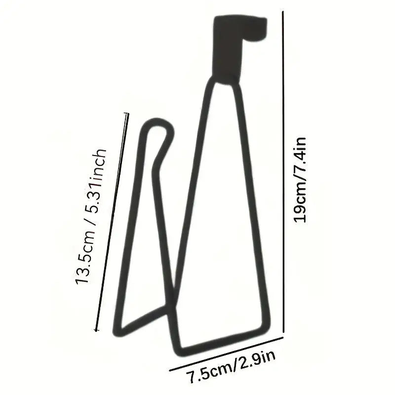 Toilet Paper Holder - Easy Install Wall Mount Bathroom Tissue Roll Hanger with Painted Finish Space Saving No-Drill Design