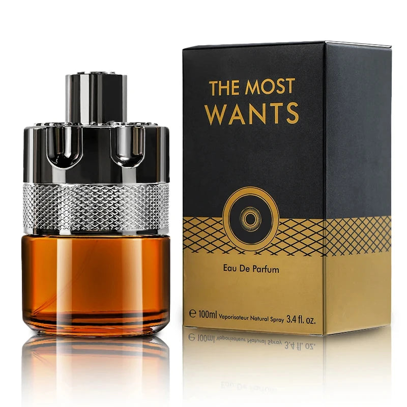 Men's Cologne Fragrance Perfume Eau De Parfum Intense Spicy Woody Seductive Fragrance Date Night Lasting Wear Irresistible 100ml