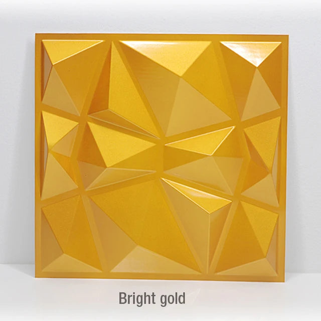 30x30cm wall renovation 3D Stereo Wall Panel Diamond Not self-adhesive tile 3D wall sticker living room Bathroom 3d wall paper