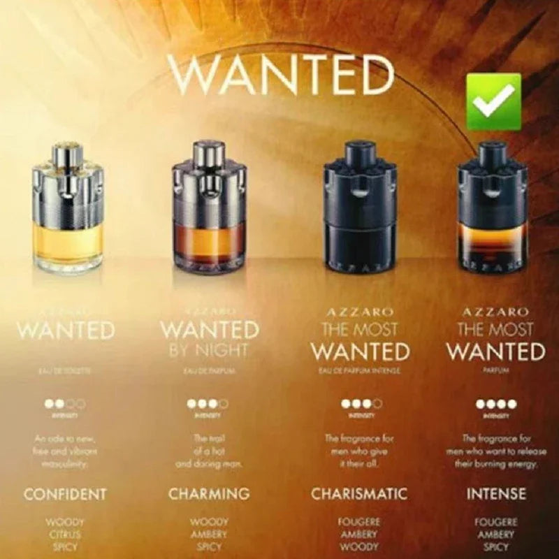 Men's Cologne Fragrance Perfume Eau De Parfum Intense Spicy Woody Seductive Fragrance Date Night Lasting Wear Irresistible 100ml