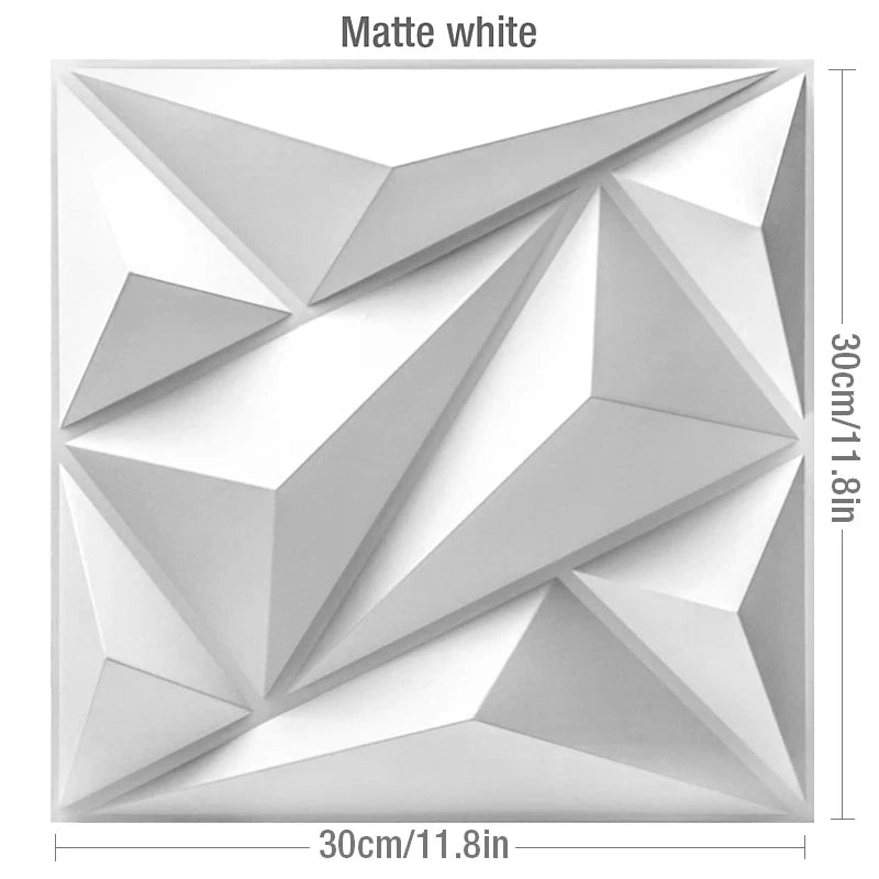 30x30cm wall renovation 3D Stereo Wall Panel Diamond Not self-adhesive tile 3D wall sticker living room Bathroom 3d wall paper