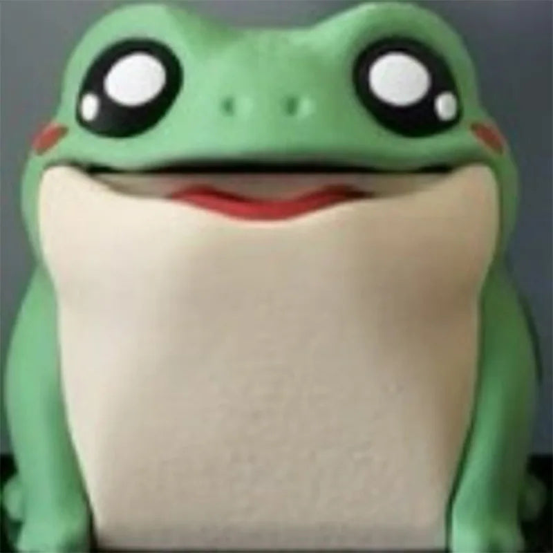 Cute Frog Bathroom Household Roll Paper Holder Living Room Kitchen Bedroom Toilet Big Mouth Tissue Organizer Hanger Home Items
