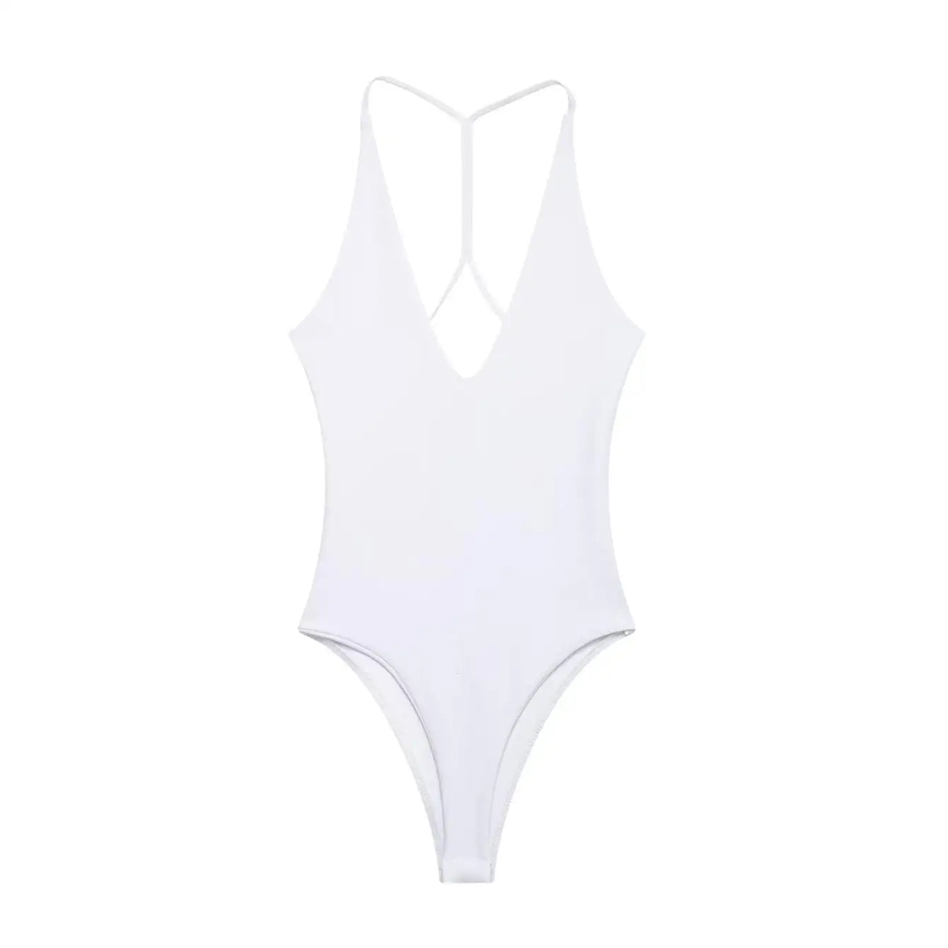 TFMLN Women Solid Bodysuit Sexy Backless Fashion Slim Women Top Chic V Neck Sling Body Suits Summer Female  High Street Outwear