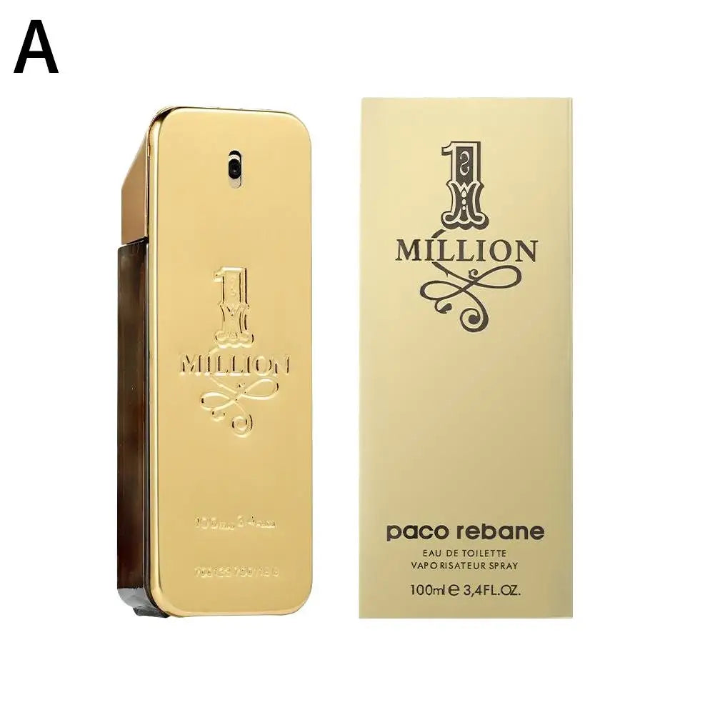 Golden Million Gold Brick Extrait - Men's Long-Lasting Woody Perfume Man Deep Aroma Male Fragrance Dupes