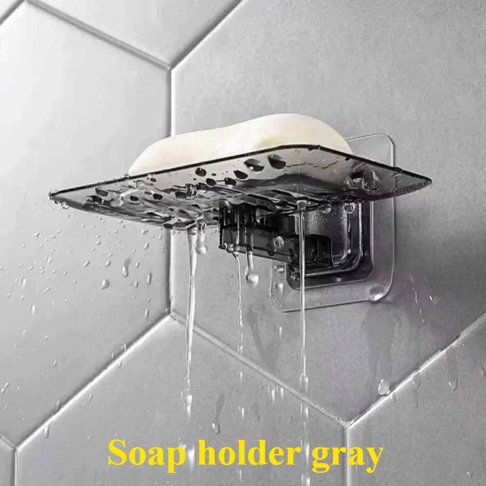 2025 New Shampoo Rack  Bathroom Shelf  Alloy Makeup Storage Organizer Shower  Accessories No Drill Wall Corner Shelf