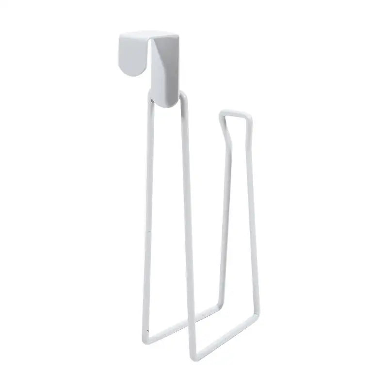 Toilet Paper Holder - Easy Install Wall Mount Bathroom Tissue Roll Hanger with Painted Finish Space Saving No-Drill Design